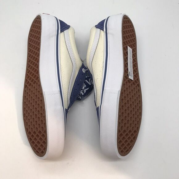 NEW Vans Old Skool Pro Sty Navy/Classic White Men's 7M Skateboarding Casual Shoe - Picture 8 of 12